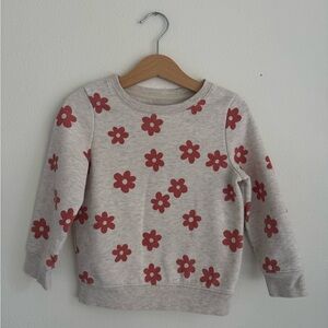 3T Cat & Jack Flower Sweatshirt